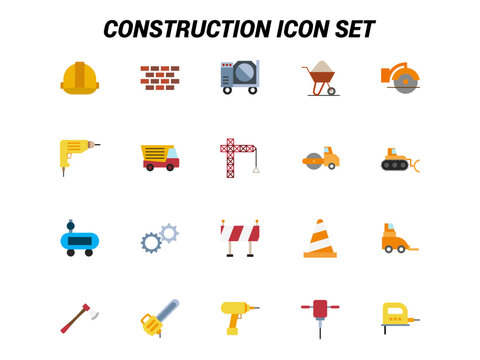 Construction Vector for Website, UI Essential, Symbol, Presentation