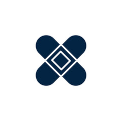 Adhesive plaster concept line icon. Simple element illustration.Adhesive plaster concept outline symbol design