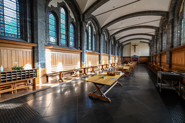 Belgique Wallonie Maredsous abbaye monastere eglise religion tourisme patrimoine architecture...