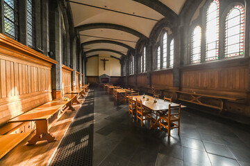 Belgique Wallonie Maredsous abbaye monastere eglise religion tourisme patrimoine architecture...