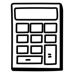 Download hand drawn icon of calculator