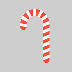 slikstok / candy cane christmas candy, vector illustration