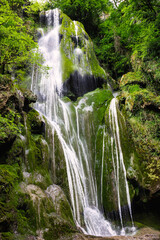The Autoire waterfall in France - 538152872