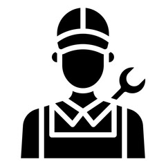 MECHANIC glyph icon