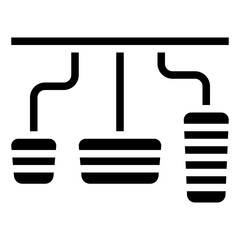 PEDAL glyph icon