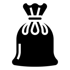 GARBAGE BAG glyph icon
