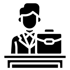 LAWYER glyph icon
