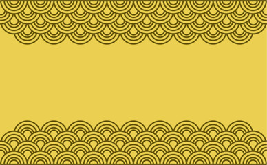 Japaneese Circle Desktop Background Upside Down Premium Color With Copy Space