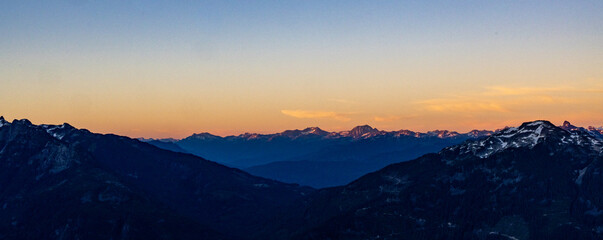 morning alpine views, Squamish British Columbia