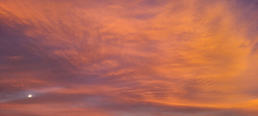 sunset background in late afternoon in brazil