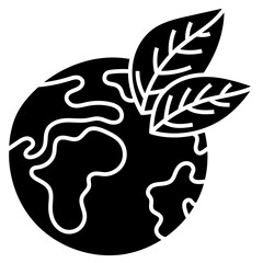 ECOLOGY glyph icon