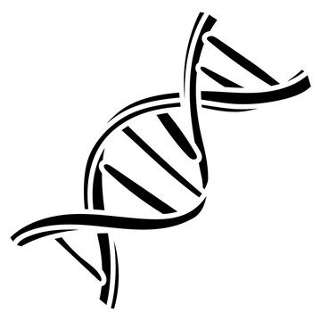 DNA glyph icon
