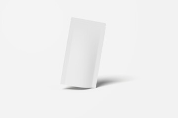 Pouch bag mockup. Vector illustration. Front look. Can be used for your design templates, presentations, promotions, advertisements.