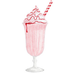 Strawberry milkshake
