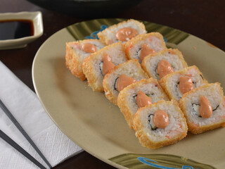 grilled salmon steak on a plate