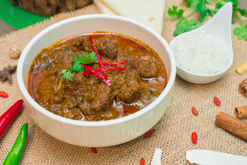 goat or beef curry thai food malaysia