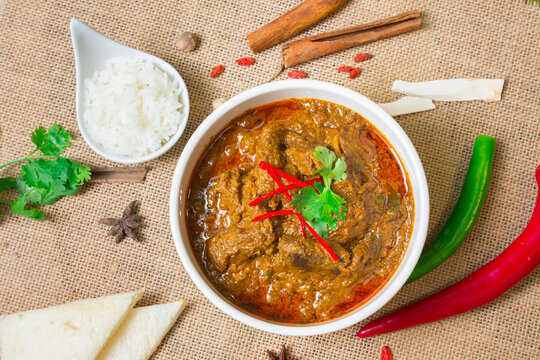 goat or beef curry thai food malaysia