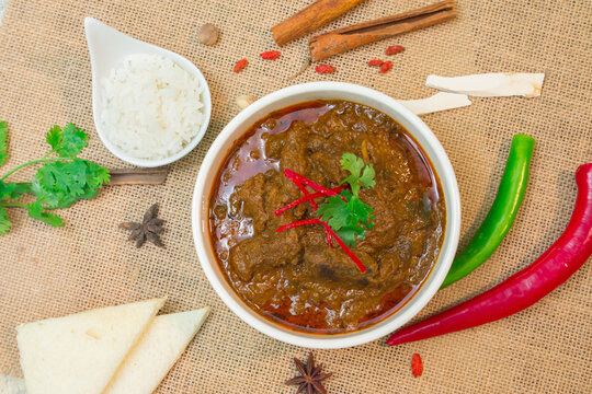goat or beef curry thai food malaysia