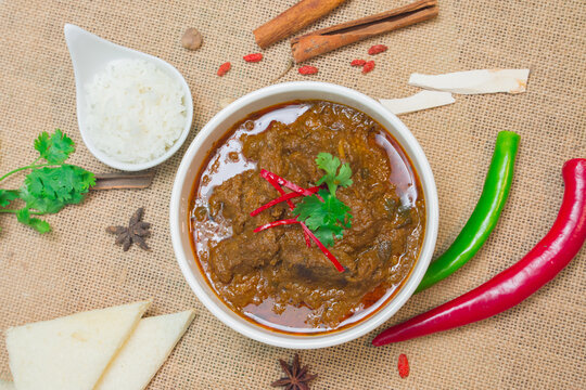 goat or beef curry thai food malaysia