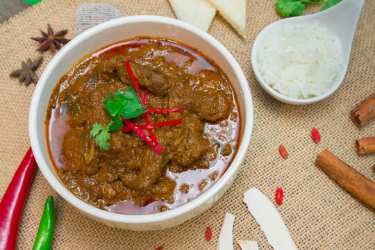 goat or beef curry thai food malaysia