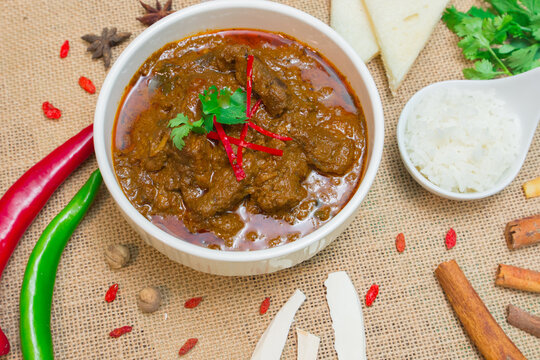 goat or beef curry thai food malaysia