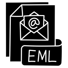 EML glyph icon