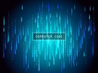 computer code blue text