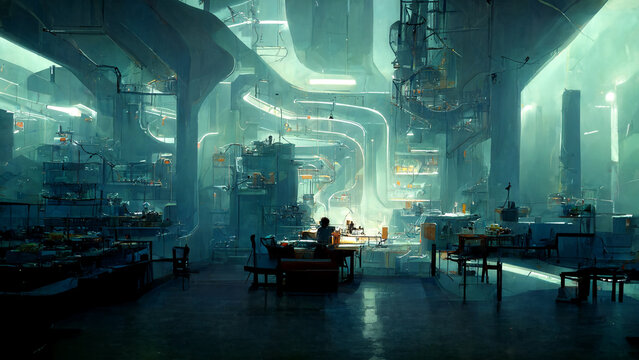 Sci Fi Factory Images – Browse 10,810 Stock Photos, Vectors, and Video