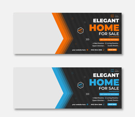 Elegant home Facebook Cover Design Template