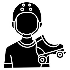 ROLLER SKATE glyph icon