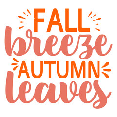 fall breeze autumn leaves svg