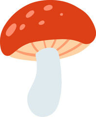 Cute mushroom Illustration for design element © berkahjayamaterial