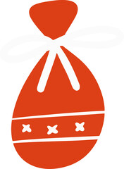 Cute pouch Illustration for design element