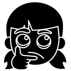 THINKING glyph icon