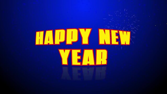 Happy New Year, Happy New Year 2023, Celebration, 2023, Holiday Background , Background Video
