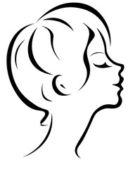 silhouette of a woman