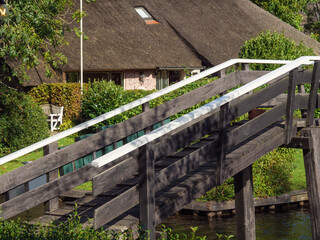 Fototapeta premium Giethoorn in den Niederlanden