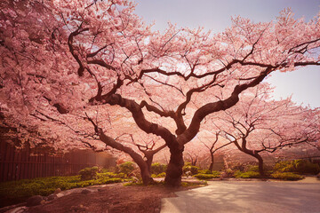 blossom sakura tree