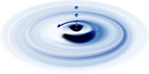 Water Drop Blue waves and water splashes symbols of nature in motion vector Illustrations.