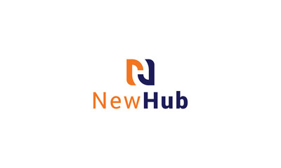 Letter N or H or NH creative modern and minimal unique logo