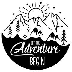 let the adventure begin design