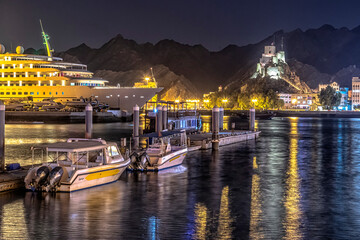 Mutrah Fort and port - Muscat, Oman