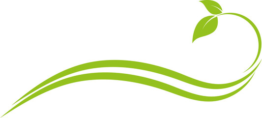 Pflanzen, Blätter und Wellen, Linien, Wellness, Gärtner und Natur Hintergrund