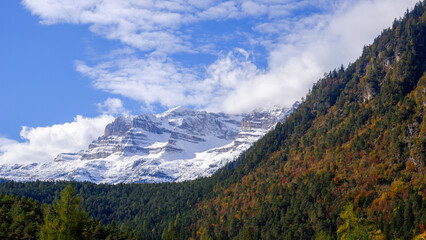 autumn in the dolomites italy