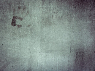Texture of old dirty stone wall with bloody hand print    