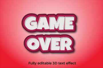 3D text effect fully editable