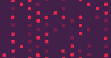 Abstract Color Halftone Dots generative art background illustration