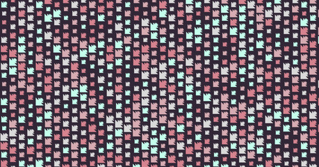 Abstract Color Halftone Dots generative art background illustration