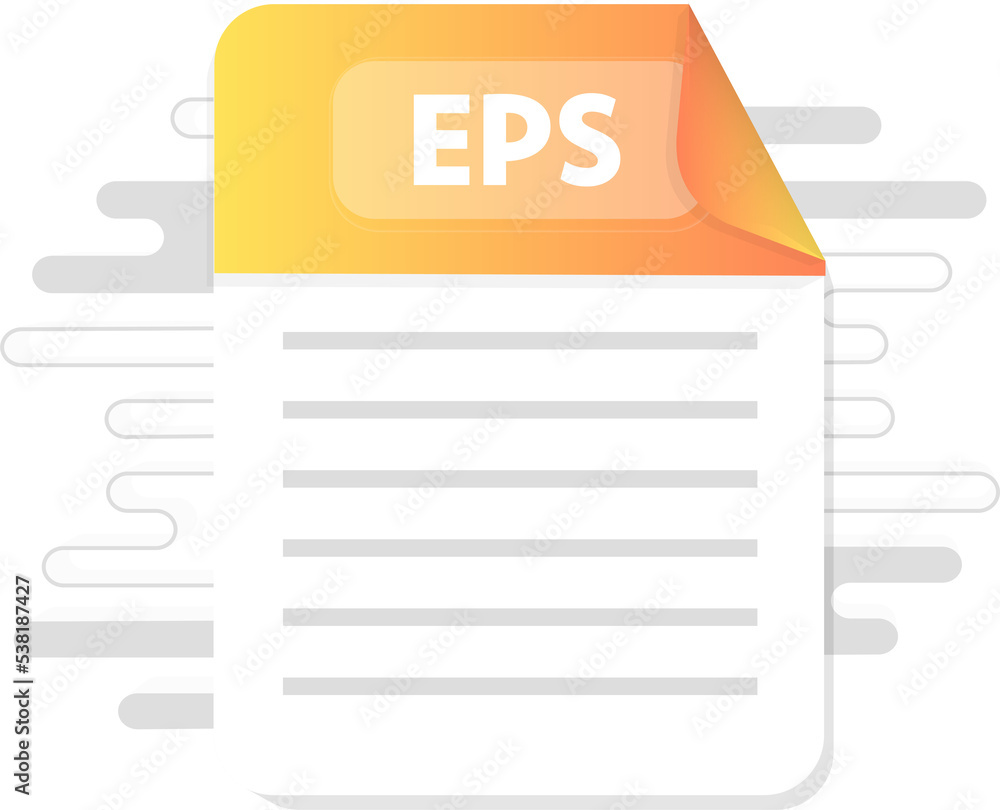 Poster eps file icon. flat design graphic illustration. vector eps icon