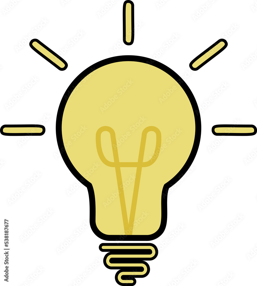 Aufkleber lamp icons set. idea lamp icon collection. flat style